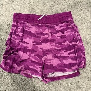 Little Sleepies Pink Camouflage Women's Pajama Shorts